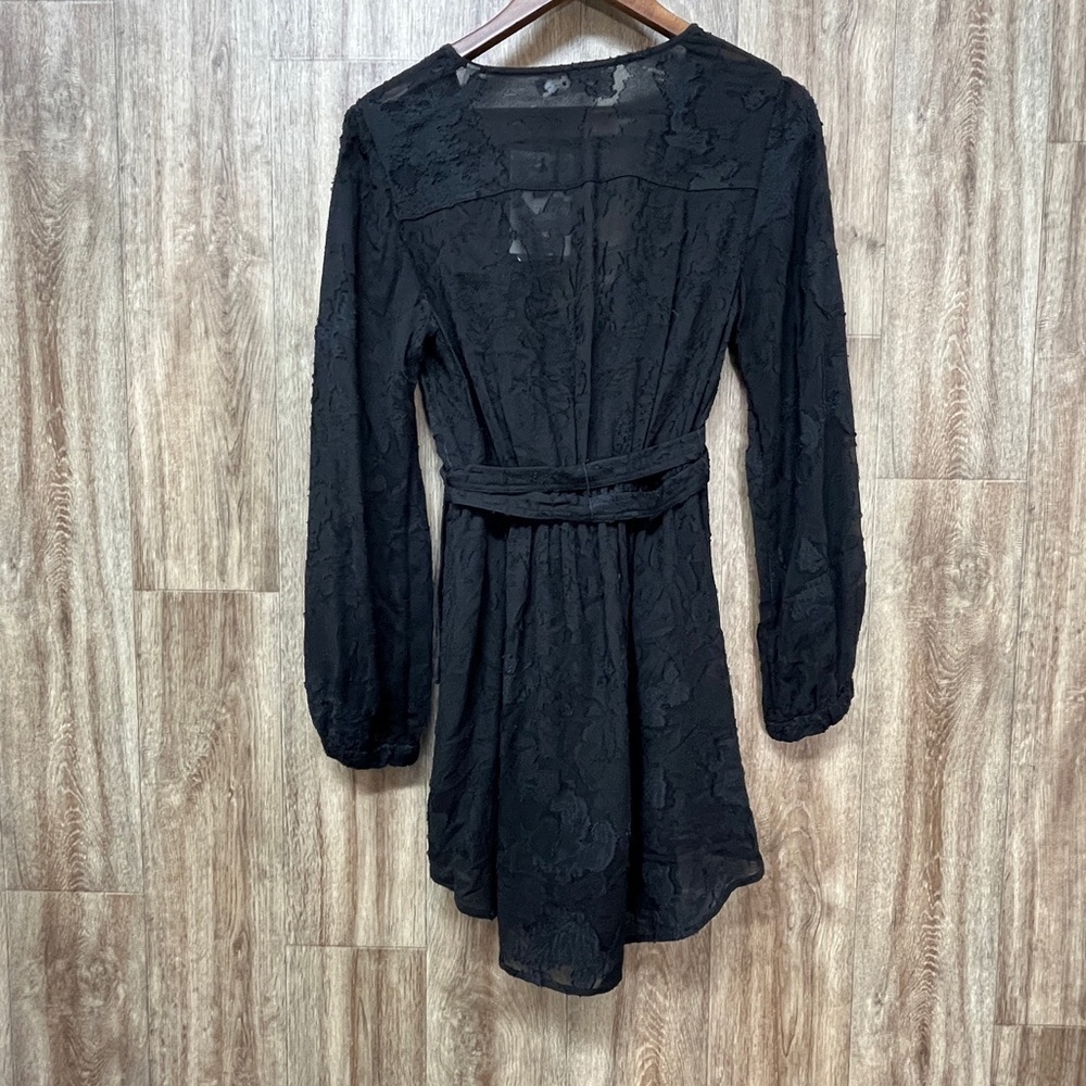 NEW A.L.C. Jezebel V Neck Double Belted Mini Dress - Picture 3 of 15